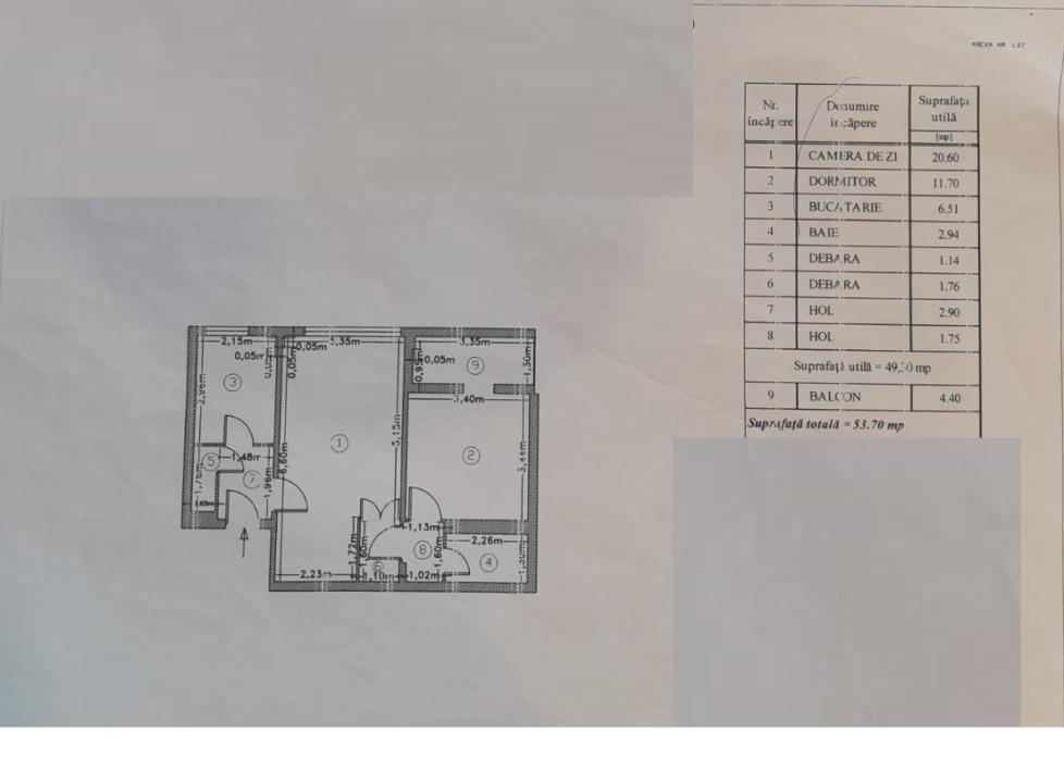 Apartament 2 camere  Jean Steriadi - Auchan Titan, bloc reabilitat termic