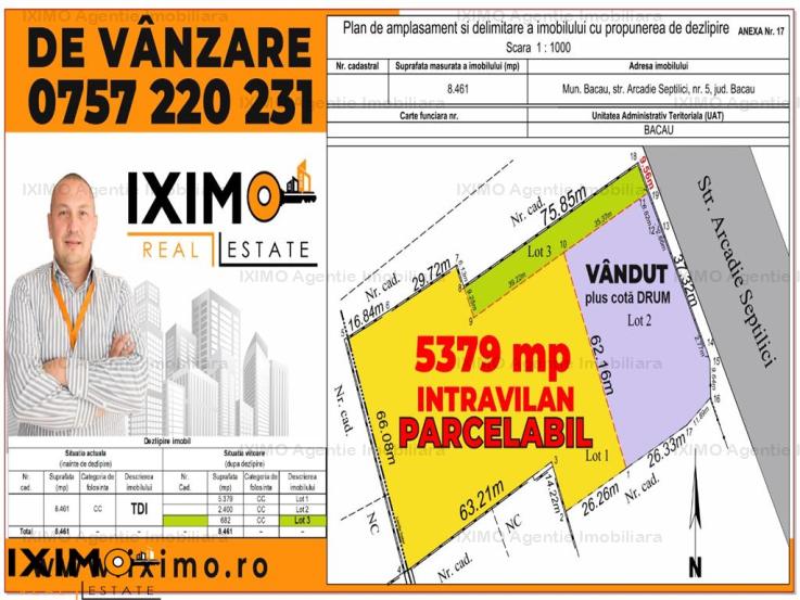 Vanzare teren constructii 3747mp, Garii, Bacau