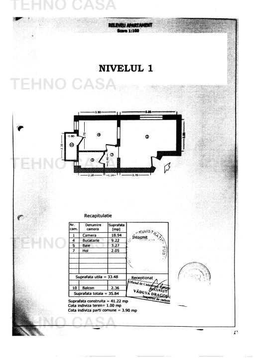 Apartament 3 camere, Izvorul Oltului, Lamotesti, 68mp utili reali, comision 0