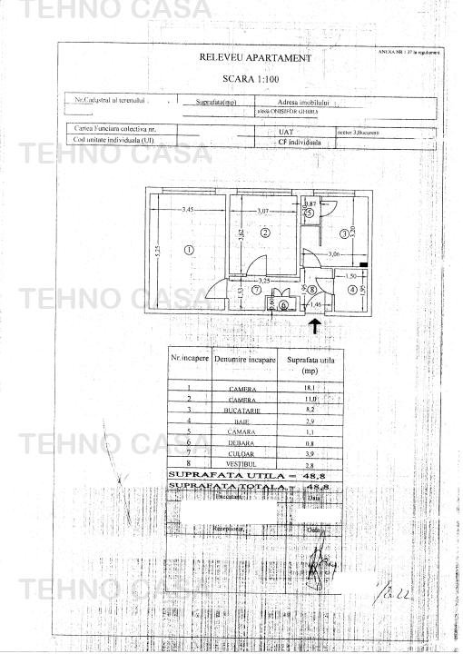 TITAN, metrou 1 Decembrie la 10 minute mers, renovat, decomadat