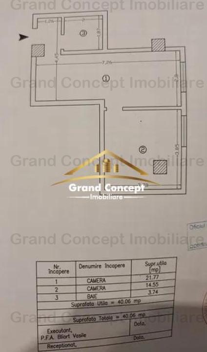 Apartament 2 camere, Tatarasi, 41mp  €87.500 Cod Oferta: 9235