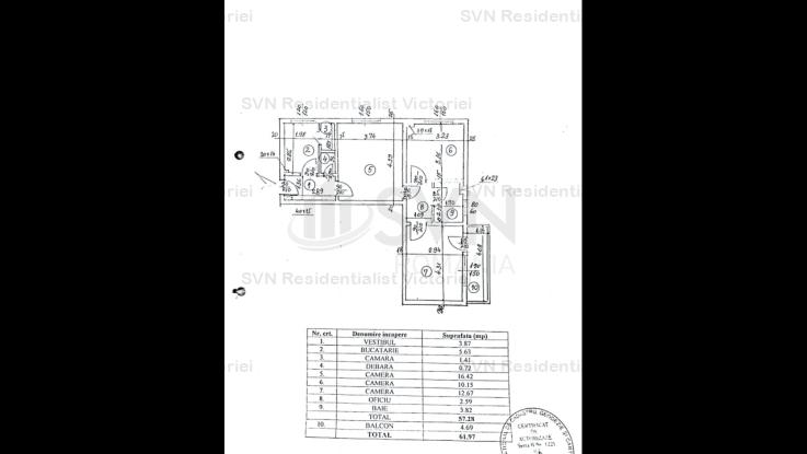 Vanzare apartament 3 camere, Grivitei, Bucuresti