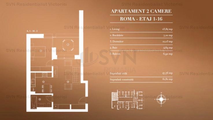 Vanzare apartament 2 camere, Aviatiei, Bucuresti