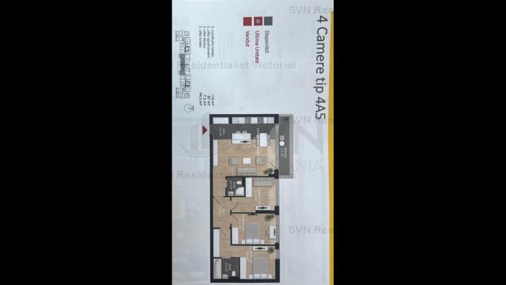 Vanzare apartament 3 camere, Bucurestii Noi, Bucuresti