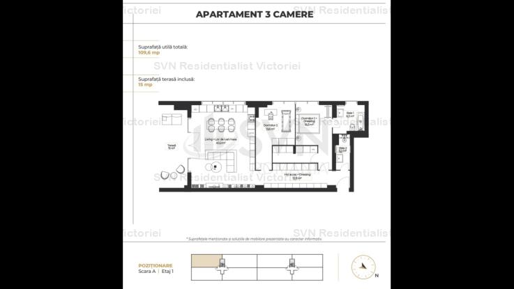 Inchiriere apartament 3 camere, Floreasca, Bucuresti