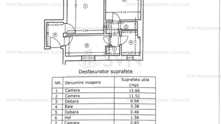 Vanzare apartament 2 camere, Piata Romana, Bucuresti