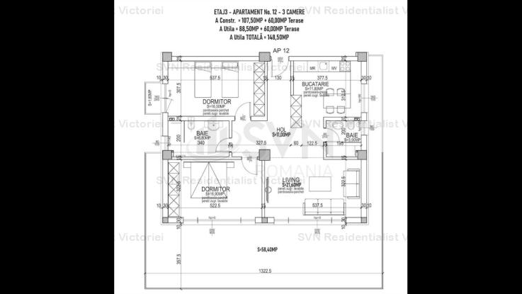 Vanzare apartament 3 camere, Pipera, Bucuresti