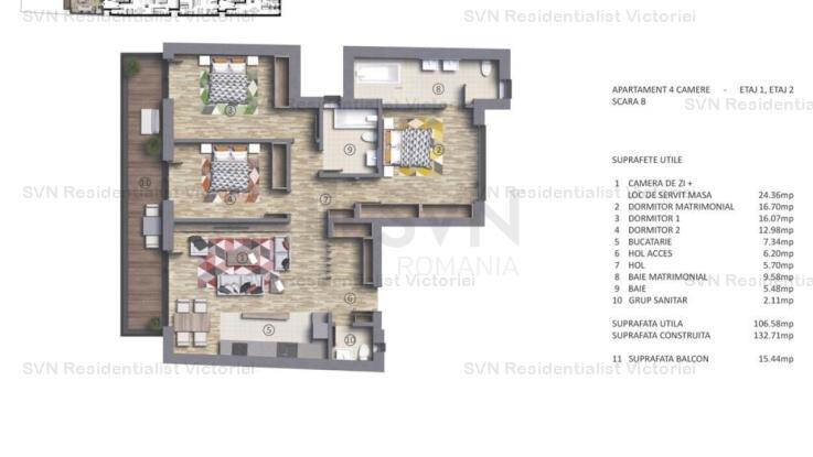 Vanzare apartament 4 camere, Dorobanti, Bucuresti