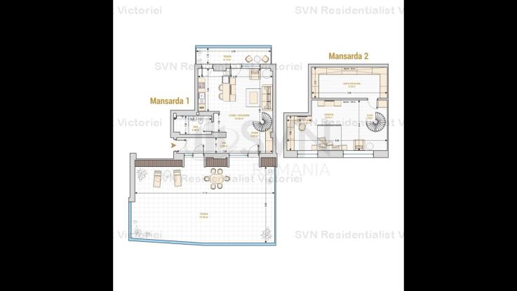 Vanzare apartament 2 camere, 13 Septembrie, Bucuresti