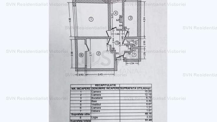 Vanzare apartament 2 camere, Timpuri Noi, Bucuresti