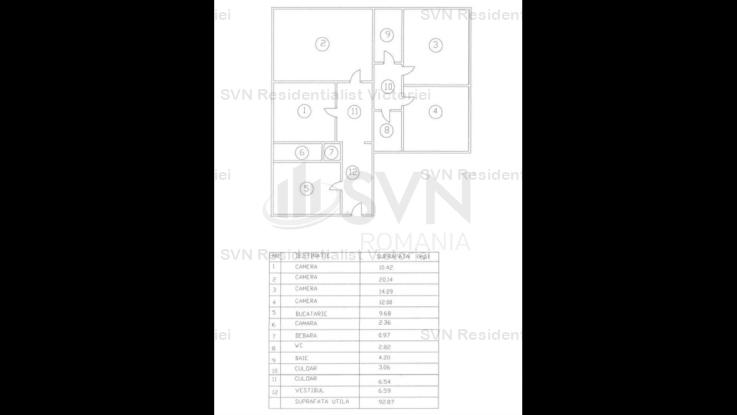 Vanzare apartament 4 camere, Nerva Traian, Bucuresti