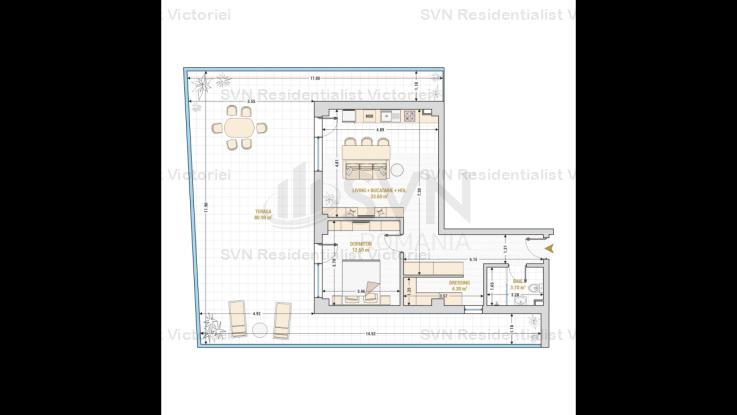 Vanzare apartament 2 camere, 13 Septembrie, Bucuresti