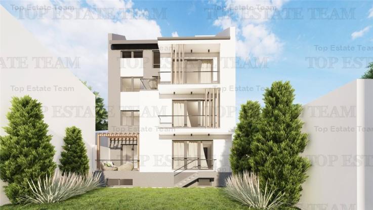 Vanzare apartament 3 camere parter cu gradina 80 mp,  bloc nou, zona premium, Domenii