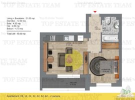 Apartament 2 camere de vanzare in Popesti Leordeni langa Metrou