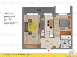 Apartament 2 camere, Popesti Leordeni langa metrou