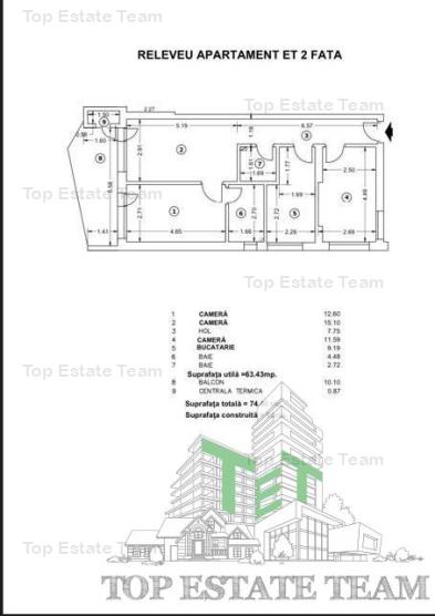 Apartament de vanzare in zona Iancului, mutare imediata