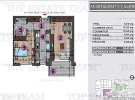 Apartament de 2 camere de vanzare in Berceni Grand Arena