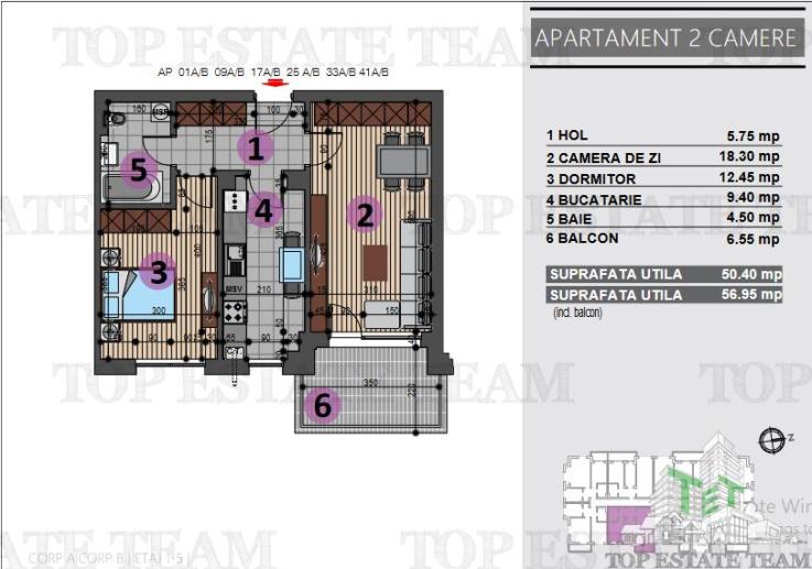 Apartament de 2 camere de vanzare in Berceni Grand Arena