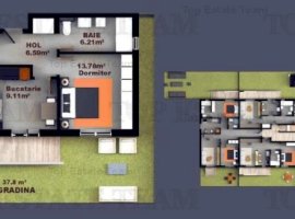 Apartament 2 camere, finisaje Premium si curte 16 mp, zona Colentina Fundeni