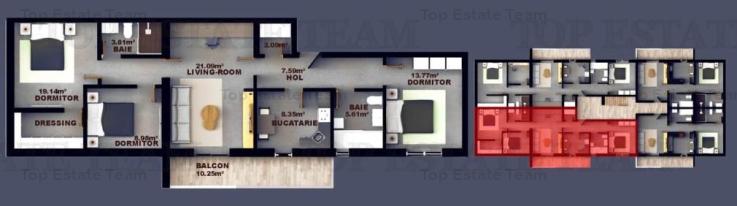 Apartament 4 camere finisaje Premium, pompe de caldura, zona Colentina Fundeni