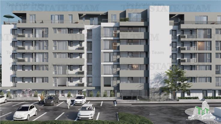 Apartament 3 camere cu terasa in bloc nou, de vanzare in zona Tei