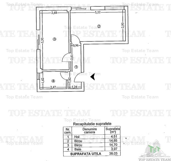 Vanzare spatiu birou, parter 4 camere, 2 locuri parcare, terasa, 2 boxe