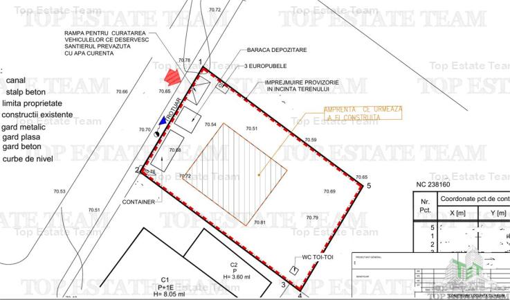 Teren cu autorizatie si proiect pentru vila P+1