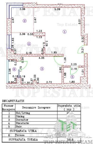 Apartament 2 camere in bloc nou, de vanzare zona Doamna Ghica