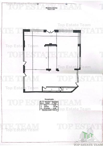 Spatiu comercial+curte libera 156 mp in zona metrou Dristor