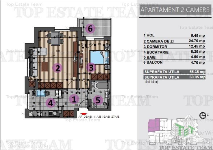 Apartament de 2 camere, Berceni Grand Arena