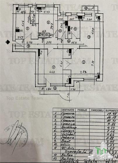 Apartament 4 camere cu centrala proprie metrou Dristor