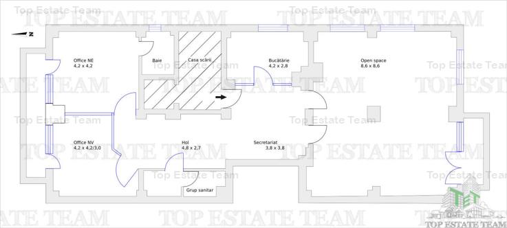 Apartament pretabil office in zona Casin