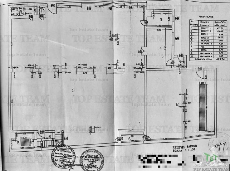 Spatiu comercial | 1300mp utili | Dorobanti | teren 750 mp