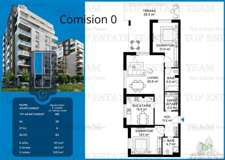 Bucurestii Noi/Straulesti | Bloc nou construit la standarde inalte