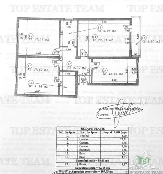 3 camere -  93 mp in zona Ciresului - Dobroesti