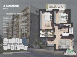 Grand Arena | Apartament 3 camere | 66.81mp