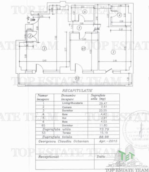 Apartament 3 camere de vanzare langa lacul Baneasa