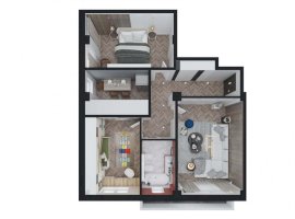 Apartament 3 camere - bloc nou - Galata
