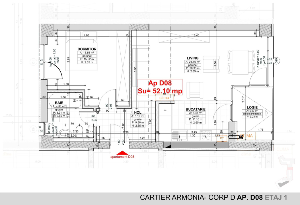 Apartament de lux complex Iris Armoniei