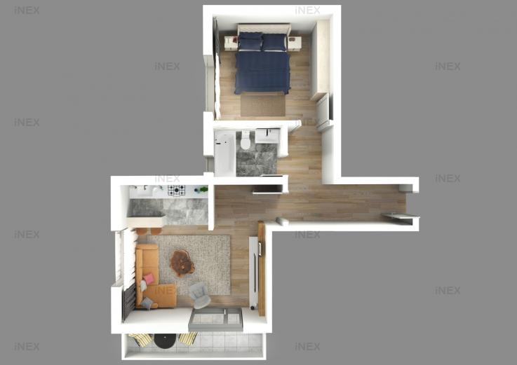 Apartament 2 camere in Trivale City | TC4 X3
