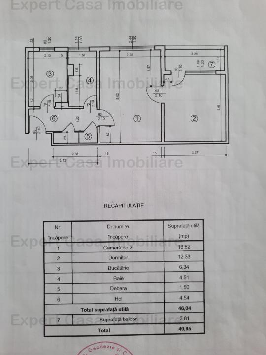 Apartament 2 camere Cantermir 