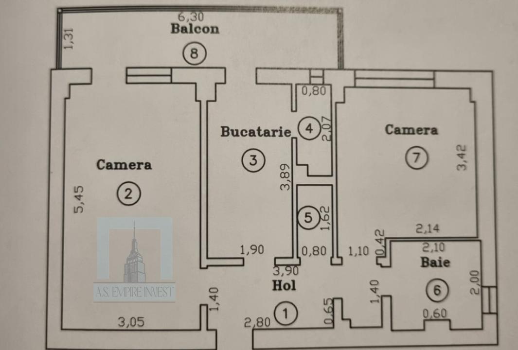 Ap 2 camere mobilat-utilat - zona Astra (ID:12873)