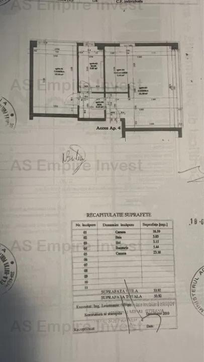 Ap 2 camere tip studio - zona Tractorul (ID:15505)