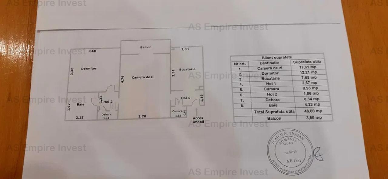 Ap 2 camere - zona Tractorul (ID: 16142)