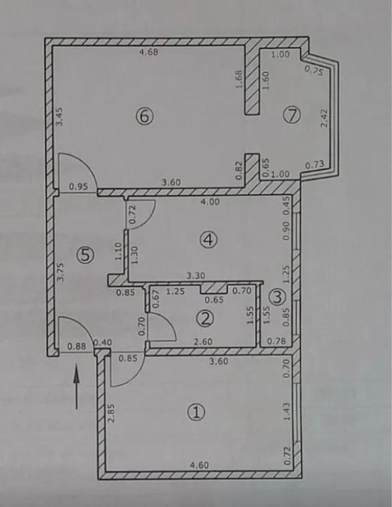 Ap 2 camere decomandat - zona Grivitei (ID:16815)