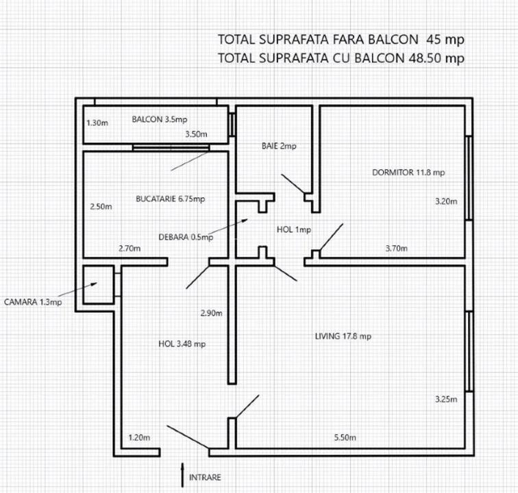 Ap 2 camere mobilat - zona Grivitei (ID:17199)