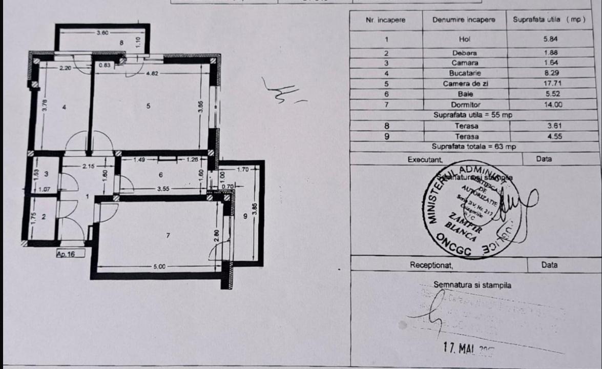 Ap 2 camere decomandat - zona Subcetate 