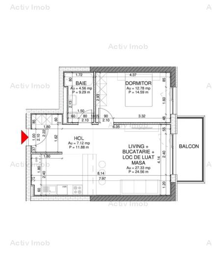 Apartament 2 camere - Domenii / Arcadia Apartments, loc de parcare