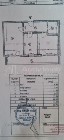 Urban Confort Resedence apartament 2 camere , loc de parcare