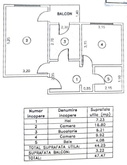 2 camere -  Florimex - Braila -  comision zero - mutare imediata